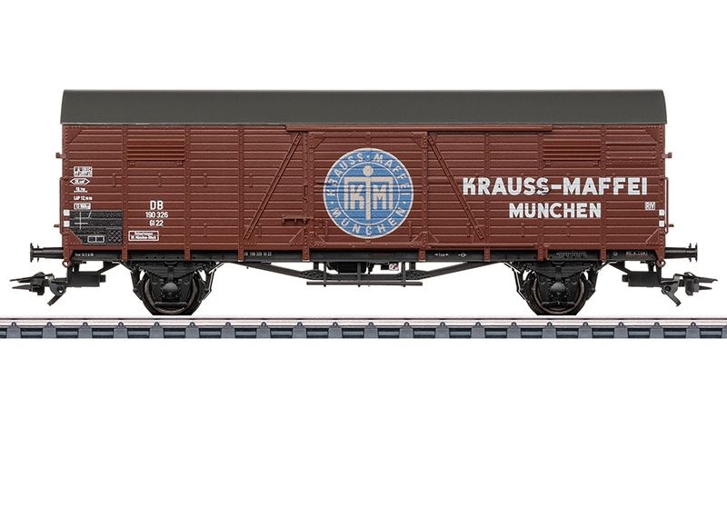 Märklin 46592 - Gesloten goederenwagen type Gl 22 "locomotieffabriek Kraus-Maffei", H0