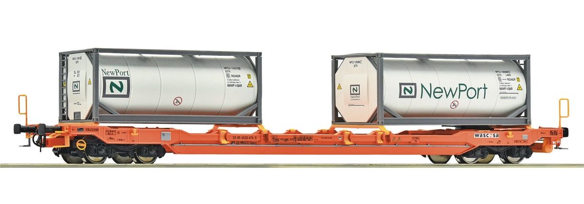 Roco 6600275 - Taschenwagen T5, Wascosa "NewPort", H0