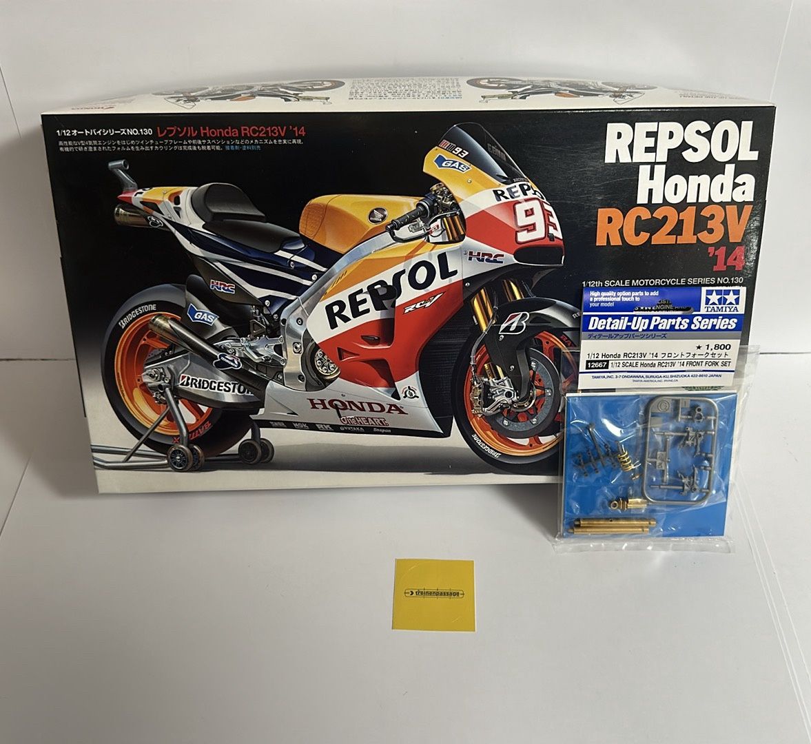 Occasion | Tamiya 14130 2014 REPSOL Honda + Detailset 12667 | 1:12