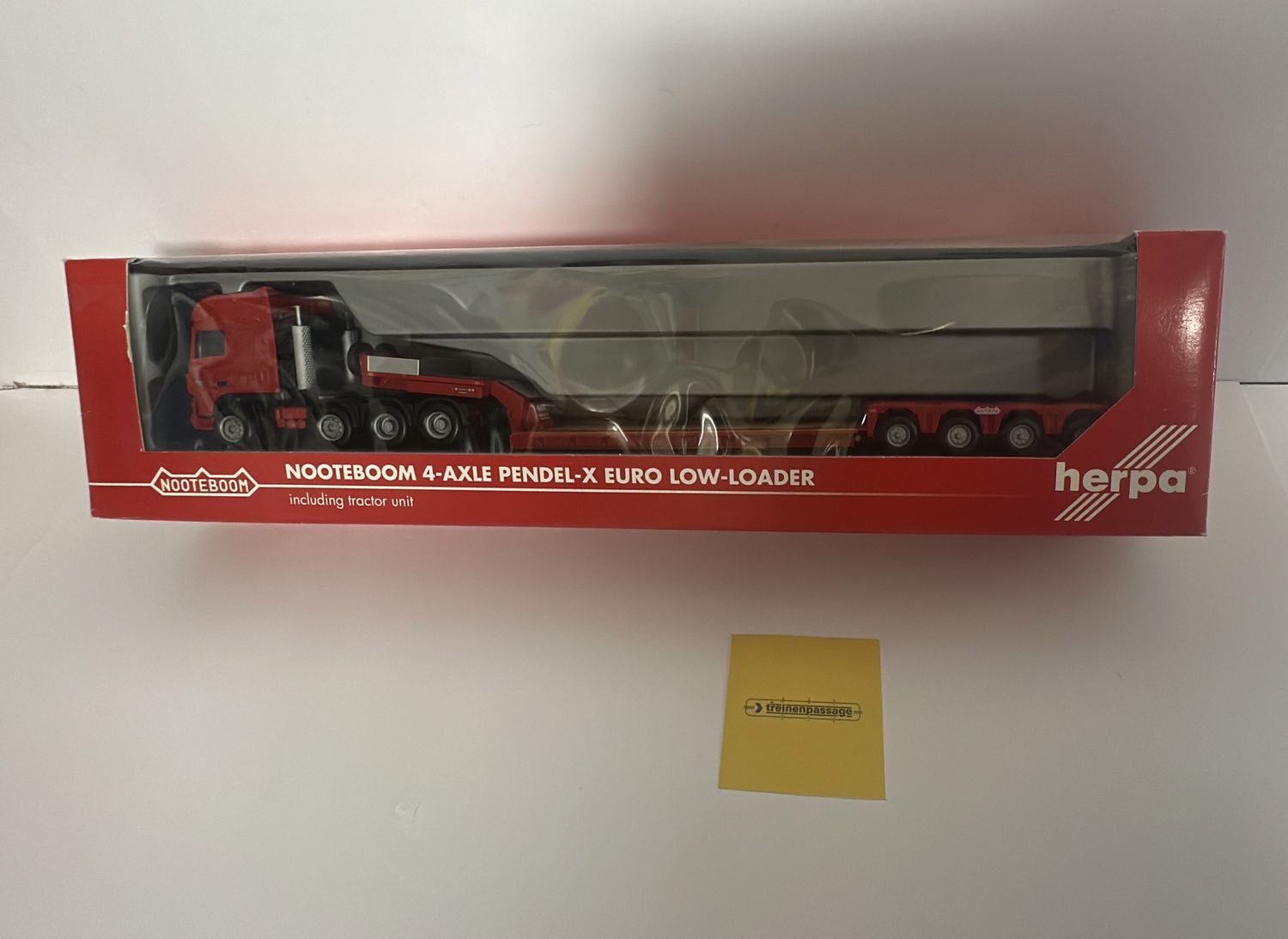 Herpa 1:87  - Nooteboom 4-Axle Pendel-X Euro Low-Loader