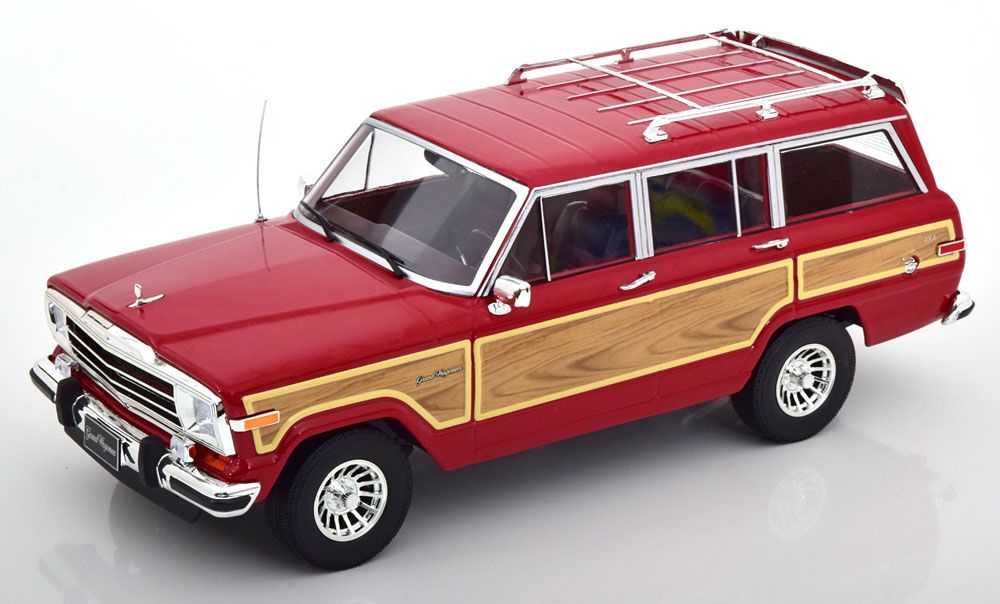 KK-Scale 1:18 - Jeep Wagoneer, rood, 1989