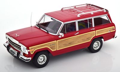 KK-Scale 1:18 - Jeep Wagoneer, rood, 1989