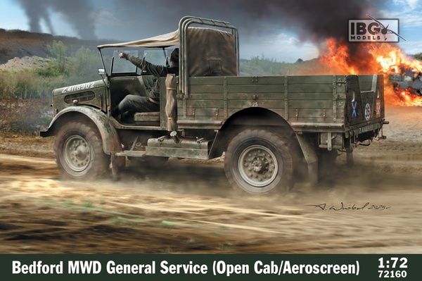 IBG 72160 - Bedford MWD General Service (Open Cab/Aeroscreen) 1:72