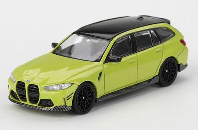 MiniGT 1:64 - BMW M3 (G82) Touring '25, geel (Soa Paulo yellow)