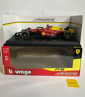 Bburago 1:18 - Ferrari F1-75 #55, Monza 2022, Carlos Sainz,