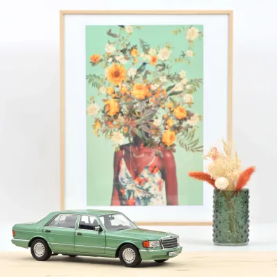 Norev 1:18 - Mercedes-Benz 560 SEL (W126), 1991, groen