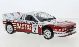IXO 1:18 - Lancia 037 Bastos #2 P.Snijers/D.Colebunders Rally Ypres 1985