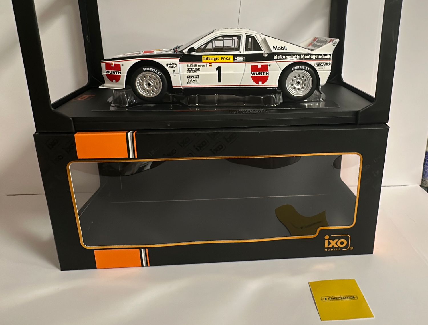 IXO 1:18 - Lancia 037 #1 Winner Rally Germany 1983 W.Röhrl / Ch.Geistdoerfer