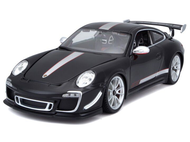 Bburago 1:18 - PORSCHE 911 GT3 RS 4.0 2012, zwart/zilver