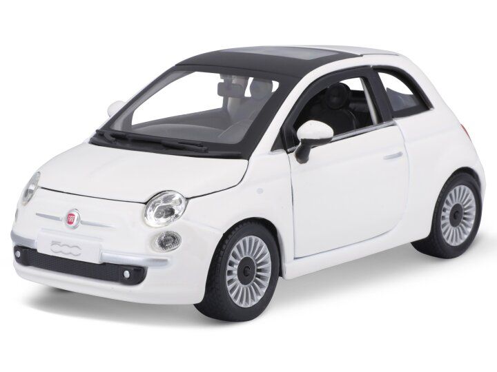 Bburago 1:24 -  FIAT 500 2007, wit