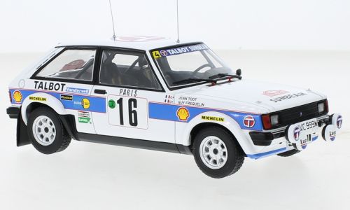 IXO 1:24 -  Talbot Sunbeam Lotus, Rallye WM, Rally Monte Carlo, 1981, #16, G.Frequelin/J.Todt,
