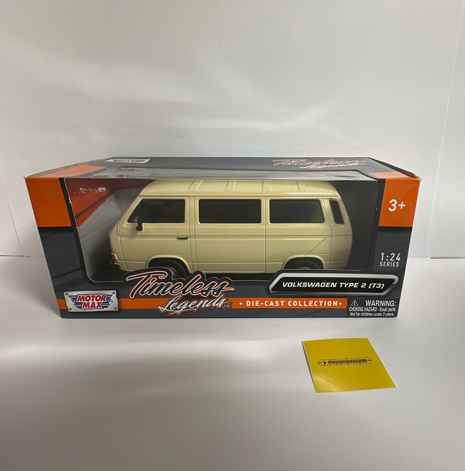 Motor Max 1:24 - Volkswagen T3 Bus (Type 2), beige