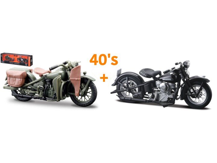 Maisto 1:18 - DUOS 40'S, 2 motor set