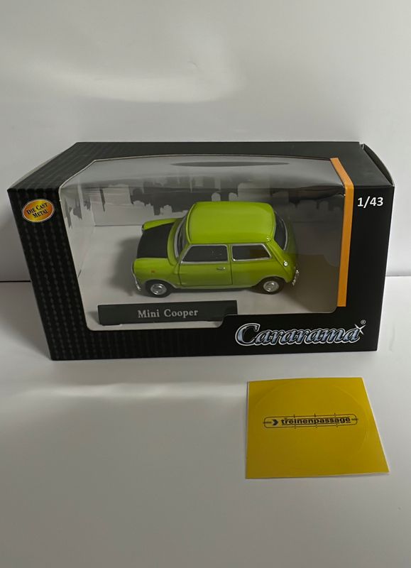 Cararama 1:43 -  MINI COOPER 'Mr. BEAN' TV SERIES (zonder figuur)