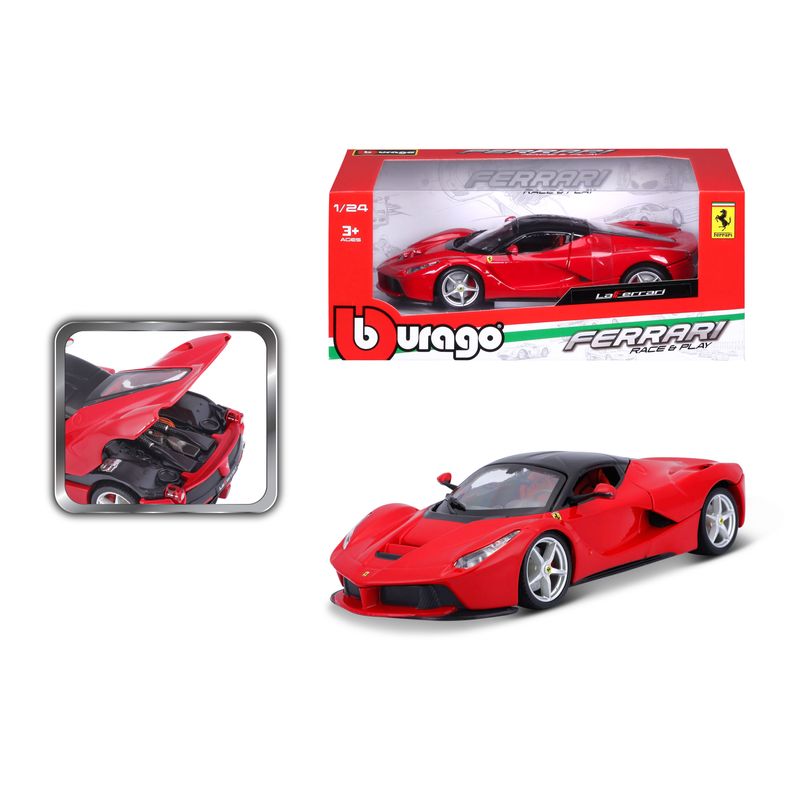 Bburago 1:24 - FERRARI LAFERRARI, Rood