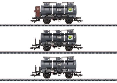 Märklin 46491 - Set ketelwagens met drie tanks, BP, H0