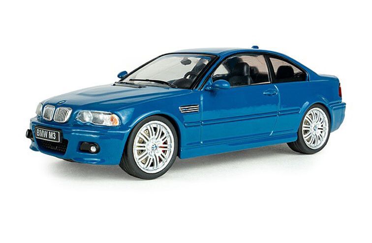 Solido 1:43 - BMW M3 coupe (E46) '00, blauw (Laguna seca blue)