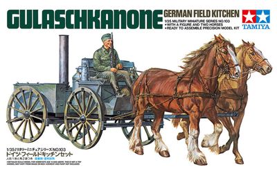 Tamiya 35091 - WWII German field kitchen goulash cannon, 1:35
