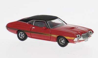 Brekina 1:87 - Ford Gran Torino Sport, rot/schwarz, 1969