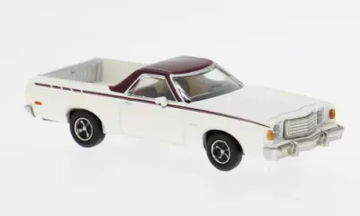 Brekina 1:87 - Ford Ranchero, weiss/dunkelrot, 1977