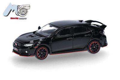 MicroCity87 1:87 - Honda Civic Type R ('17-'22), zwart