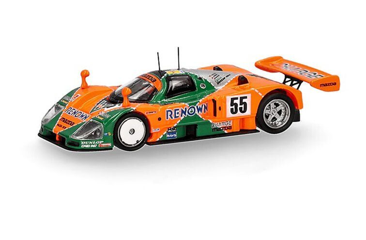 MicroCity87 1:87 - Mazda 787B #55, oranje/groen