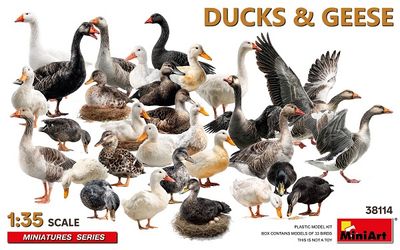 MiniArt 38114 - Ducks & Geese, 1:35