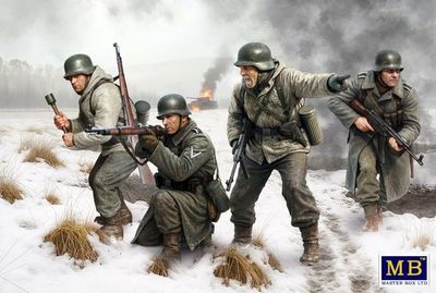 Masterbox 35254 - German Infantry. Bastogne, 1944, WWII er