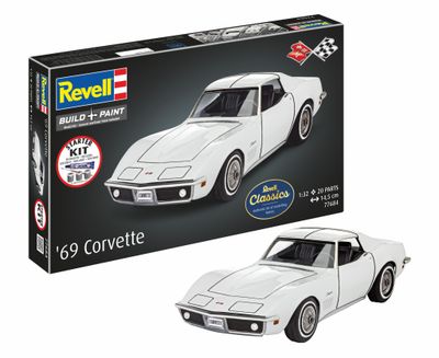Revell 77684 - Starter Kit Corvette C3, 1:32