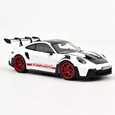 Norev 1:18 - Porsche 911 GT3 RS w/Weissach Pack 2022 White/Pyro Red