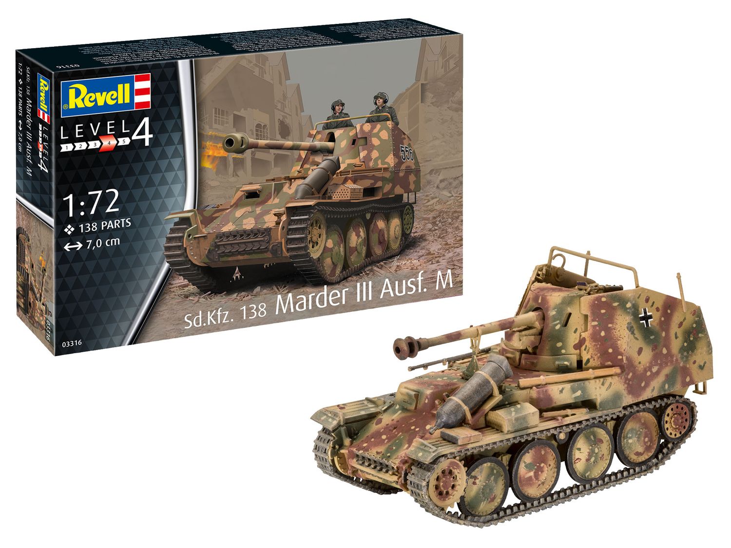Revell 03316 - Sd.Kfz. 138 Marder III Ausf. M, 1:72