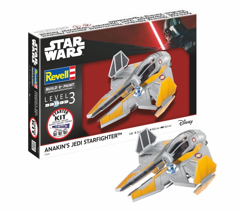 Revell 73606 - Starter Kit Anakin's Starfighter (Star Wars), 1:58