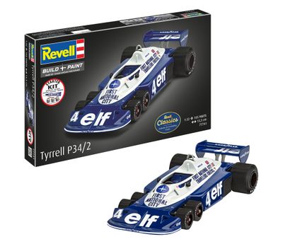 Revell 77741 - Starter Kit Tyrrell P34/2 6-Wheeler , 1:32