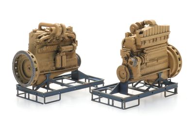 Artitec 316.099 - N | Industrie dieselmotor op transportpallet (2x)