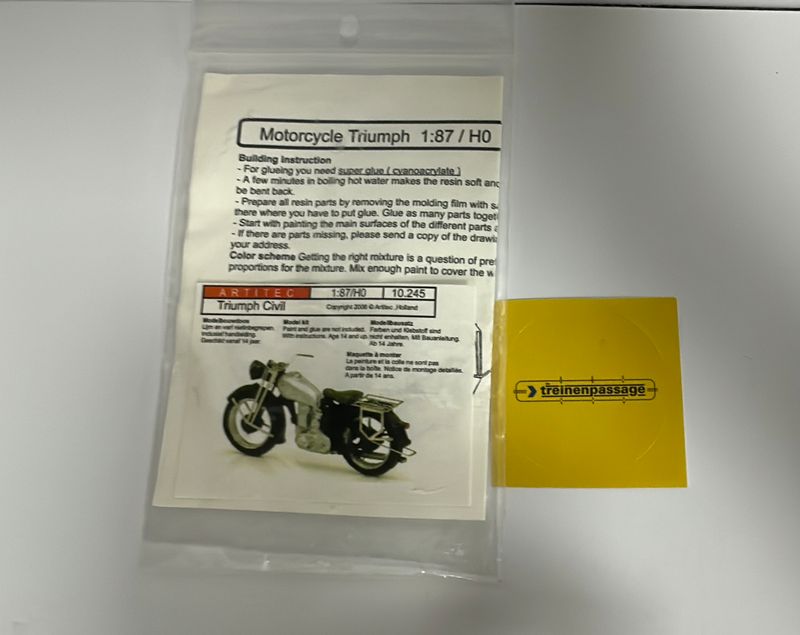 Artitec 10.245 - H0 | Motor Triumph (bouwpakket)