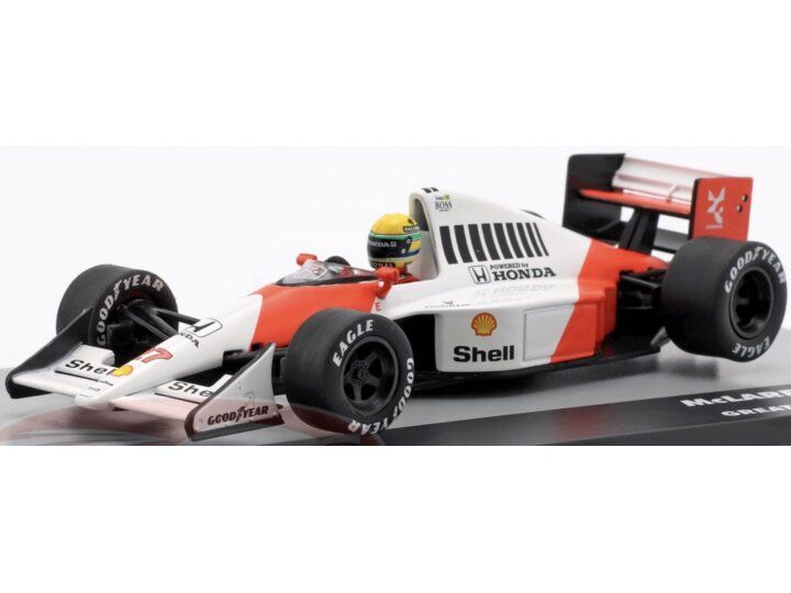 Atlas 1:43 - Mclaren MP4/5B #27 AYRTON SENNA GREAT BRITAIN GP 1990