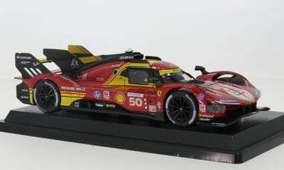 Bburago 1:24 , Ferrari 499P, 24h Le Mans, 2024, #50, A.Fuoco/N.Nielsen