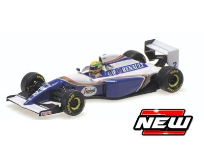 MINICHAMPS 1:64 - Williams Renault FW 16 Ayrton Senna San Marino GP 1994