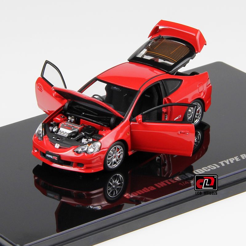 LCD 1:43 - Honda INTEGRA (DC5) TYPE R-Milan Red