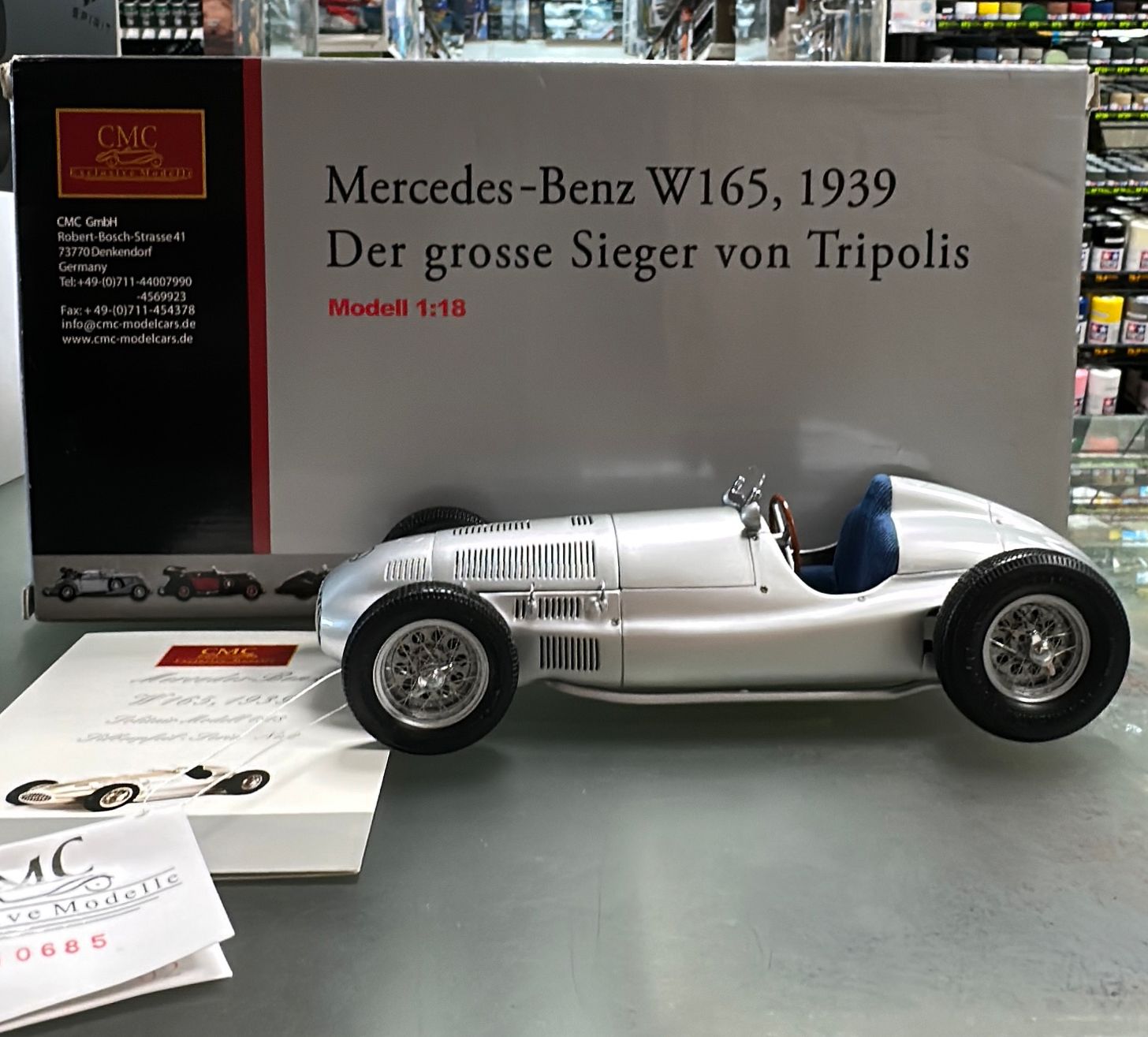 CMC 1:18 - Mercedes Benz, W165, 1939