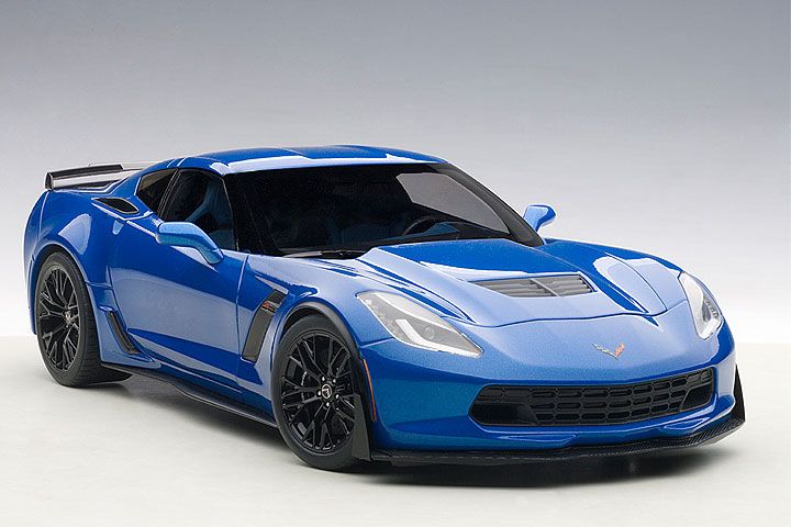 AUTOart 1:18 - CHEVROLET CORVETTE C7 Z06 (LAGUNA BLUE TINTCOAT)