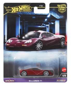 Hotwheels 1:64 - 1994 McLaren F1 GTR *Car Culture Exotic Envy*, red