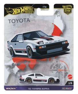 Hotwheels 1:64 - Toyota Supra 2/5, white, 1982