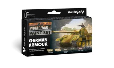 Vallejo 70.205 - Model Color | WWII German Armour (verfset)