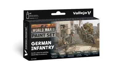 Vallejo 70.206 - Model Color | WWII German Infantry (verfset)