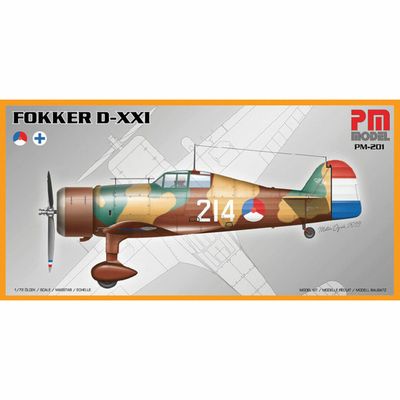 PM Model PM-201 - 1:72 | Fokker D.XXI