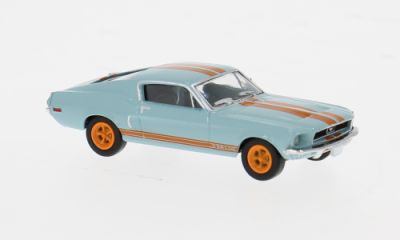 Brekina 1:87 - Ford GT 40, hellblau/orange, 1968