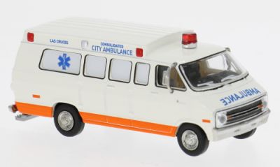 Brekina 1:87 - Dodge B 200 Ambulance, 1975, Las Cruces