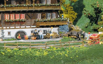 Faller 180406 - H0 | 4 Tuin- en weidehekken, 2360 mm