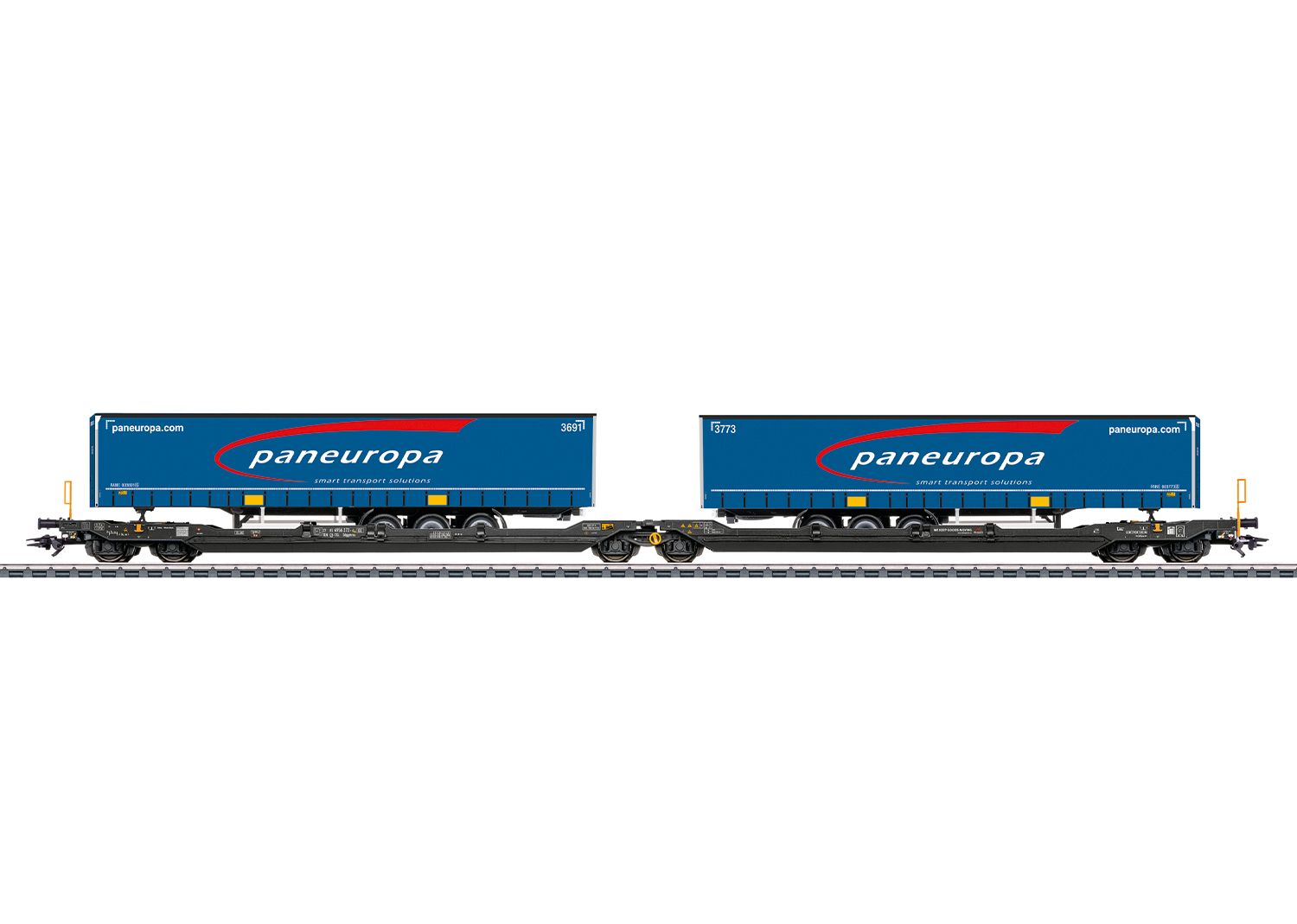 Marklin 47476 - H0 | Dubbele kuilwagen type Sdggmrss "Paneuropa"